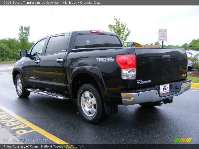 Black / Graphite Gray 2008 Toyota Tundra Limited CrewMax 4x4