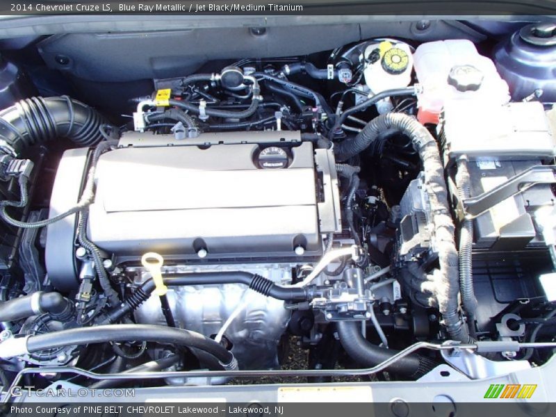 Blue Ray Metallic / Jet Black/Medium Titanium 2014 Chevrolet Cruze LS