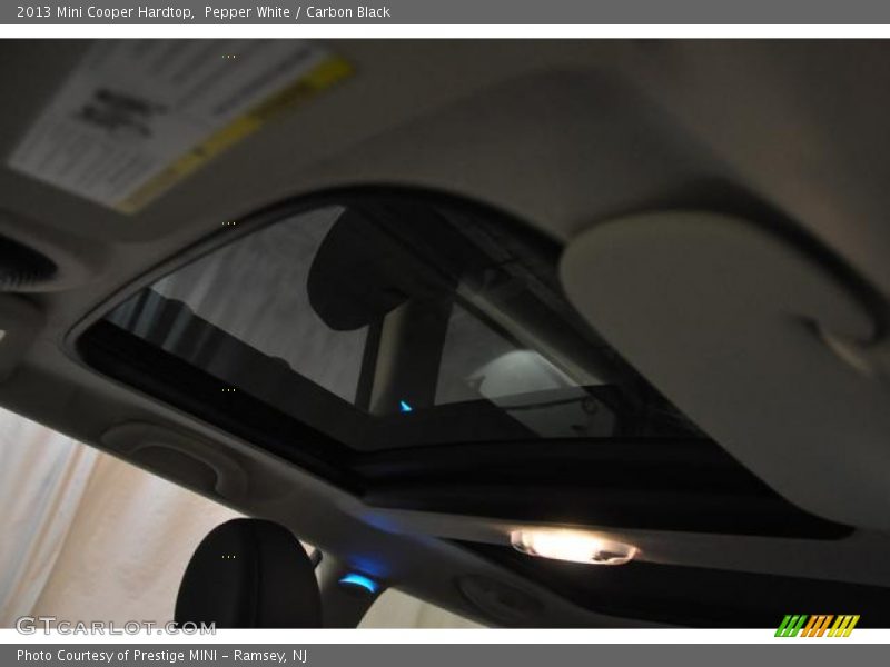 Pepper White / Carbon Black 2013 Mini Cooper Hardtop