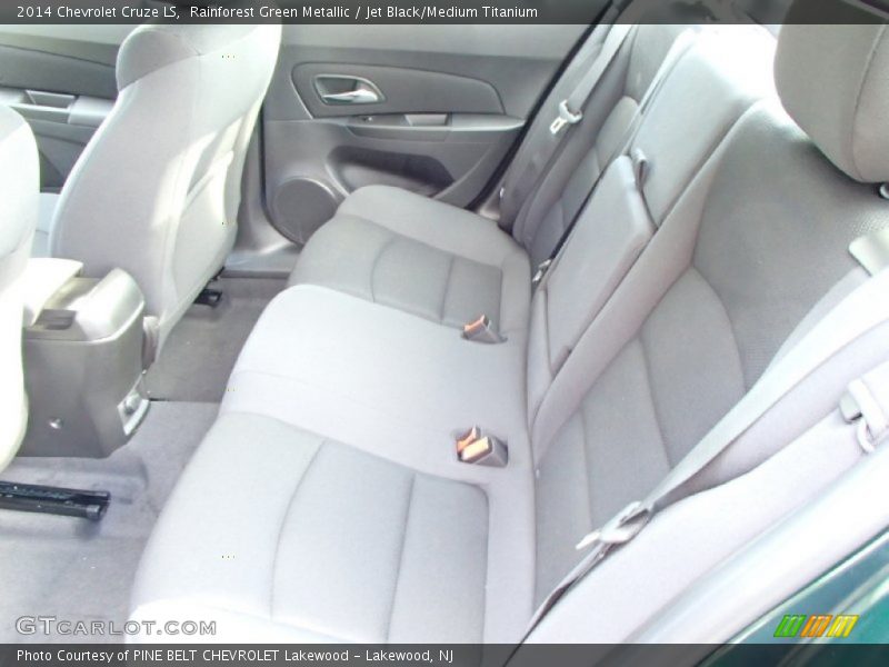 Rainforest Green Metallic / Jet Black/Medium Titanium 2014 Chevrolet Cruze LS