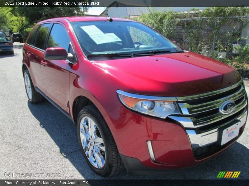 Ruby Red / Charcoal Black 2013 Ford Edge Limited