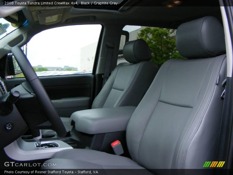 Black / Graphite Gray 2008 Toyota Tundra Limited CrewMax 4x4