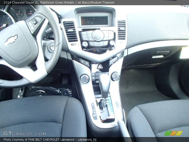 Rainforest Green Metallic / Jet Black/Medium Titanium 2014 Chevrolet Cruze LS
