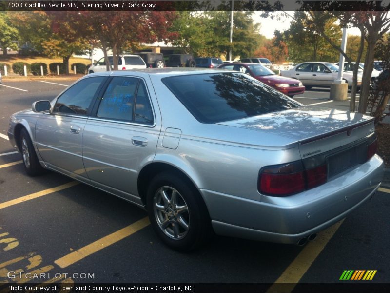 Sterling Silver / Dark Gray 2003 Cadillac Seville SLS