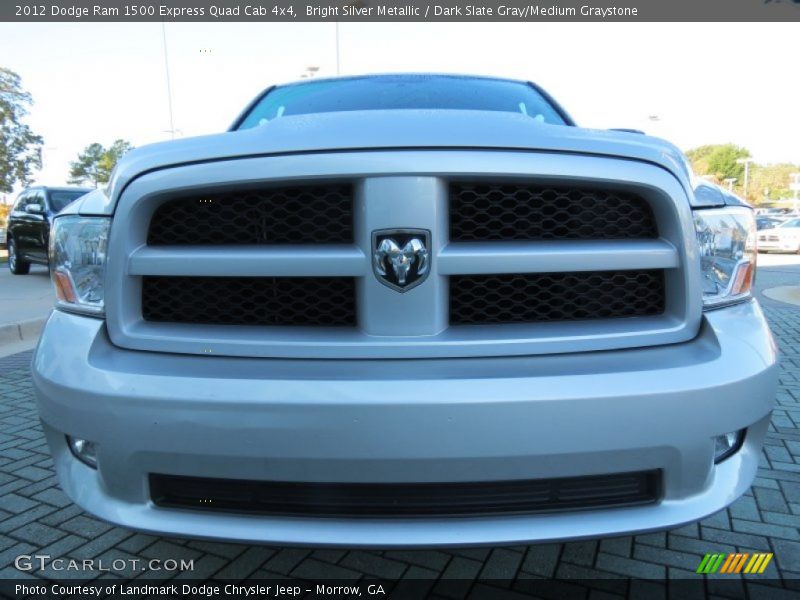 Bright Silver Metallic / Dark Slate Gray/Medium Graystone 2012 Dodge Ram 1500 Express Quad Cab 4x4