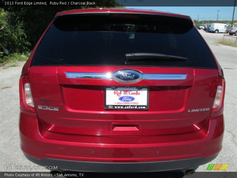 Ruby Red / Charcoal Black 2013 Ford Edge Limited