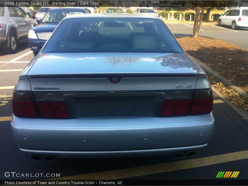 Sterling Silver / Dark Gray 2003 Cadillac Seville SLS