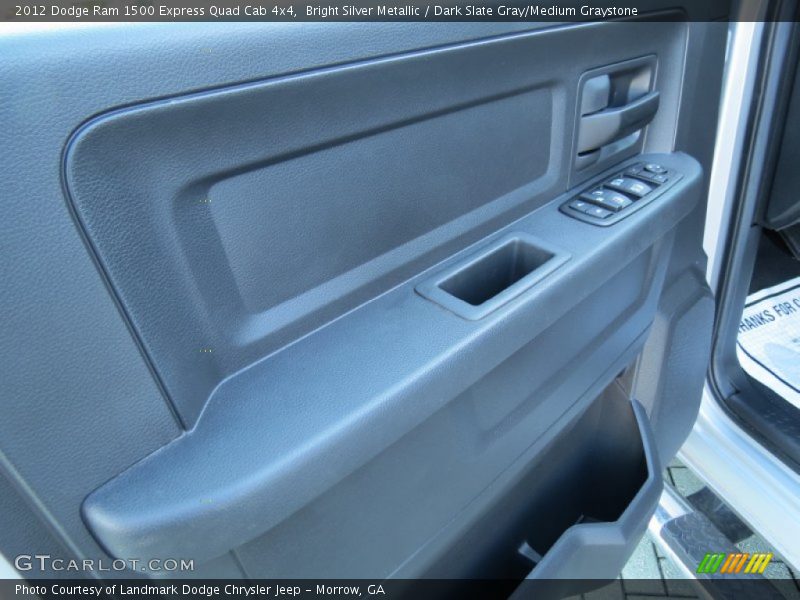 Bright Silver Metallic / Dark Slate Gray/Medium Graystone 2012 Dodge Ram 1500 Express Quad Cab 4x4
