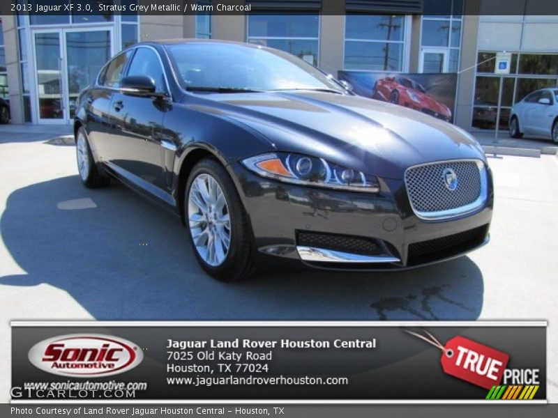 Stratus Grey Metallic / Warm Charcoal 2013 Jaguar XF 3.0
