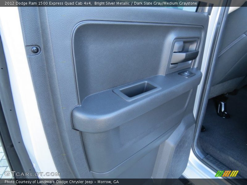 Bright Silver Metallic / Dark Slate Gray/Medium Graystone 2012 Dodge Ram 1500 Express Quad Cab 4x4