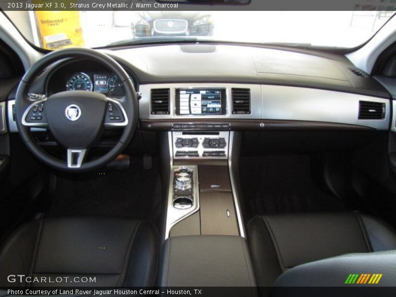 Stratus Grey Metallic / Warm Charcoal 2013 Jaguar XF 3.0