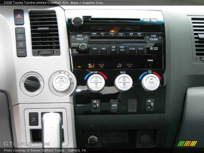 Black / Graphite Gray 2008 Toyota Tundra Limited CrewMax 4x4