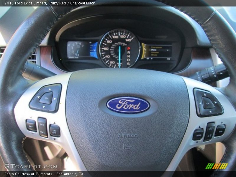 Ruby Red / Charcoal Black 2013 Ford Edge Limited