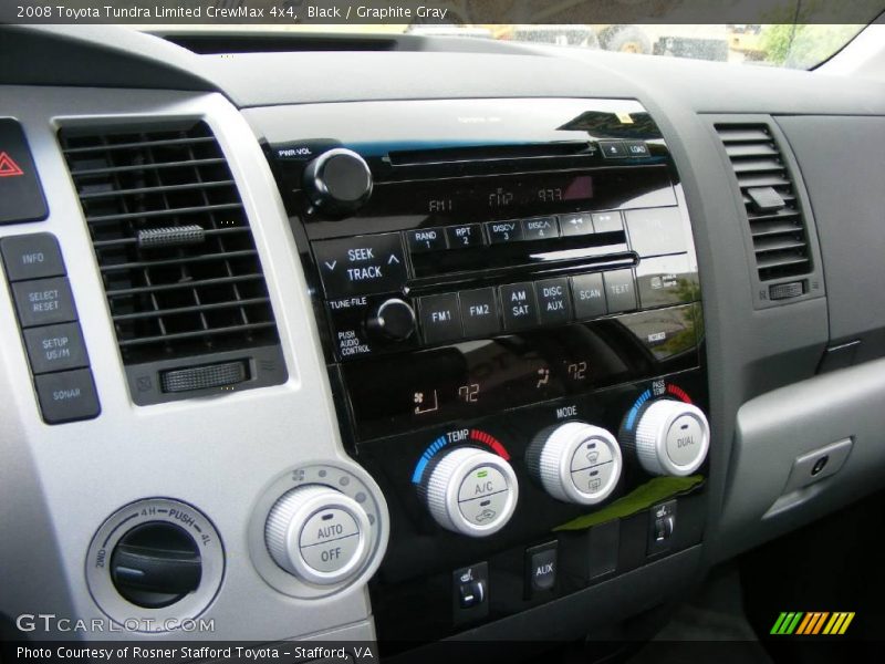 Black / Graphite Gray 2008 Toyota Tundra Limited CrewMax 4x4