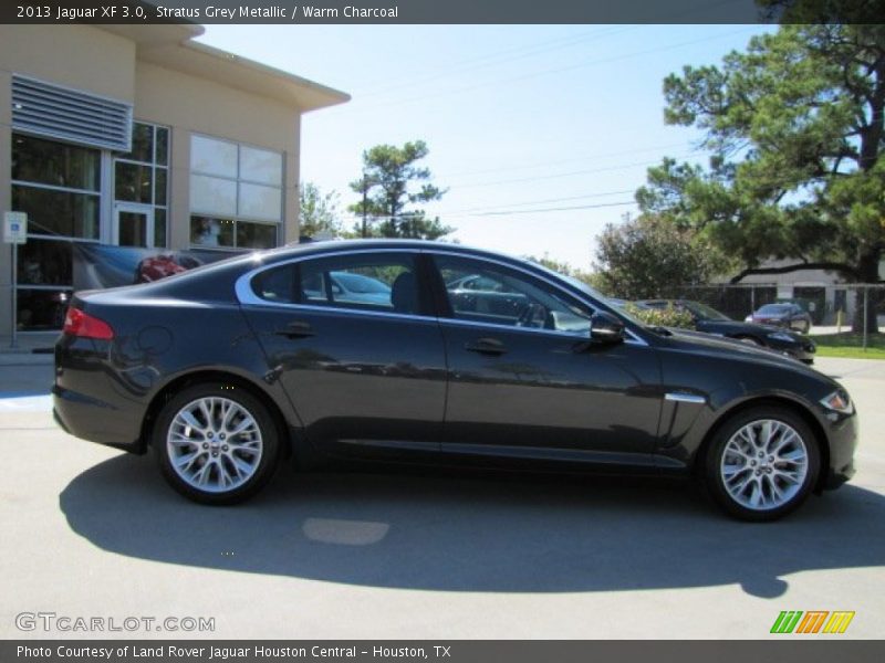 Stratus Grey Metallic / Warm Charcoal 2013 Jaguar XF 3.0