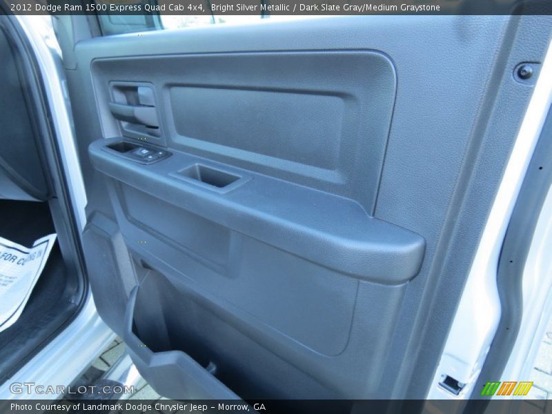 Bright Silver Metallic / Dark Slate Gray/Medium Graystone 2012 Dodge Ram 1500 Express Quad Cab 4x4