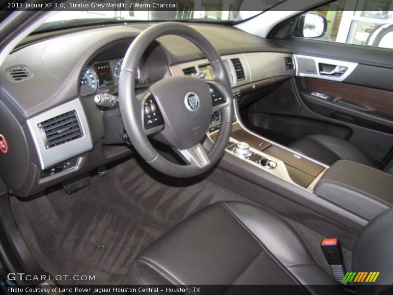 Stratus Grey Metallic / Warm Charcoal 2013 Jaguar XF 3.0