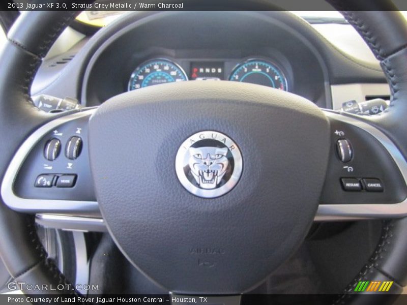 Stratus Grey Metallic / Warm Charcoal 2013 Jaguar XF 3.0