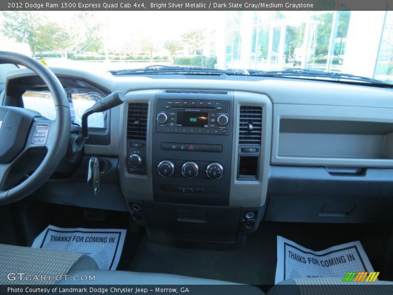 Bright Silver Metallic / Dark Slate Gray/Medium Graystone 2012 Dodge Ram 1500 Express Quad Cab 4x4