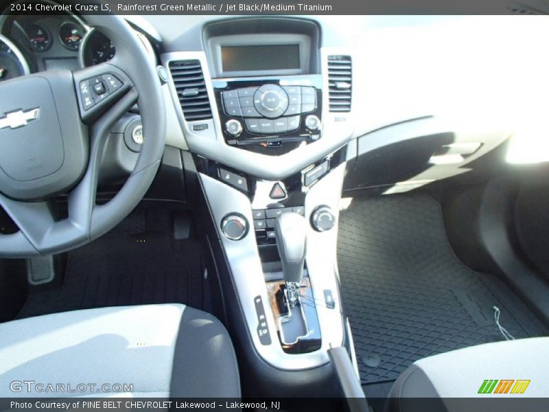 Rainforest Green Metallic / Jet Black/Medium Titanium 2014 Chevrolet Cruze LS