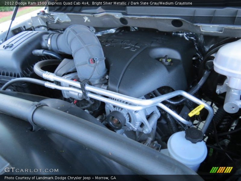 Bright Silver Metallic / Dark Slate Gray/Medium Graystone 2012 Dodge Ram 1500 Express Quad Cab 4x4