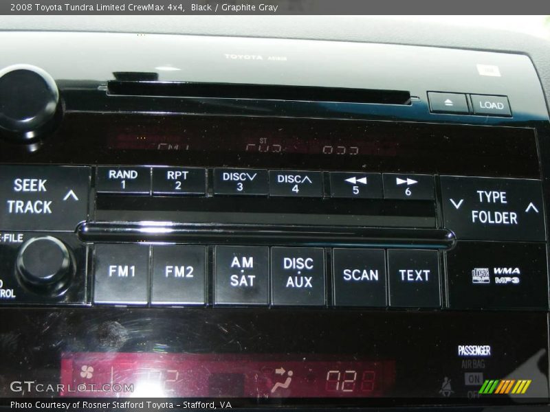 Black / Graphite Gray 2008 Toyota Tundra Limited CrewMax 4x4