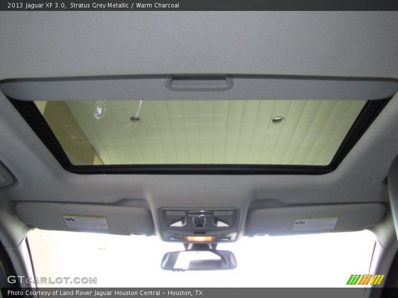 Stratus Grey Metallic / Warm Charcoal 2013 Jaguar XF 3.0
