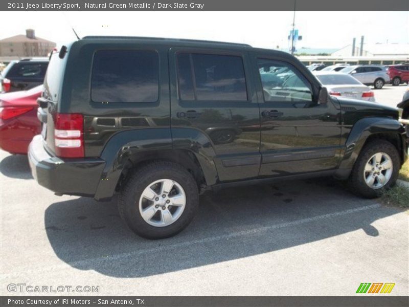 Natural Green Metallic / Dark Slate Gray 2011 Jeep Liberty Sport