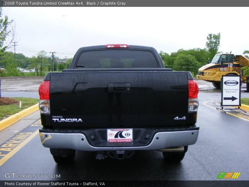 Black / Graphite Gray 2008 Toyota Tundra Limited CrewMax 4x4