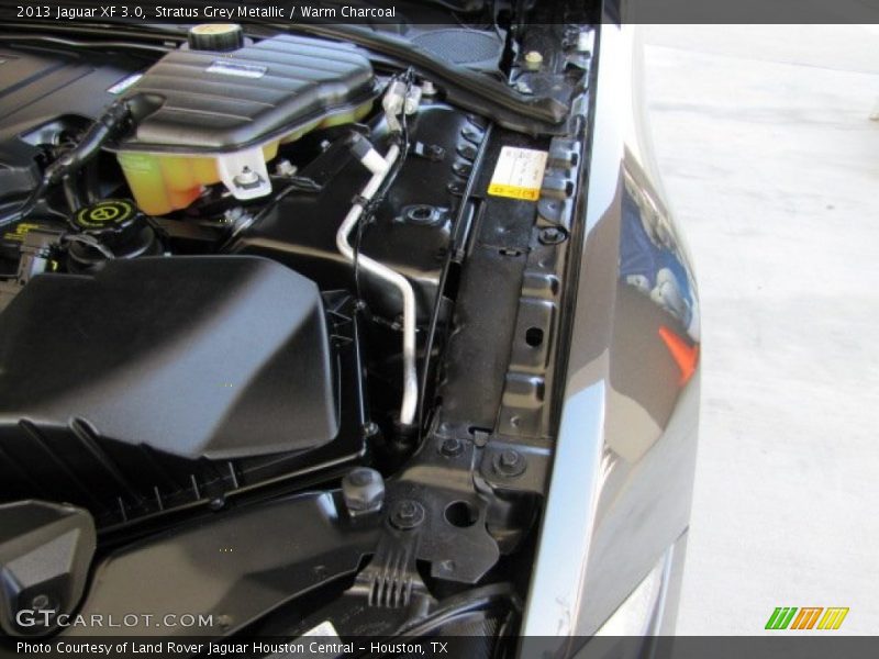 Stratus Grey Metallic / Warm Charcoal 2013 Jaguar XF 3.0