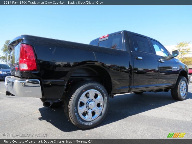 Black / Black/Diesel Gray 2014 Ram 2500 Tradesman Crew Cab 4x4
