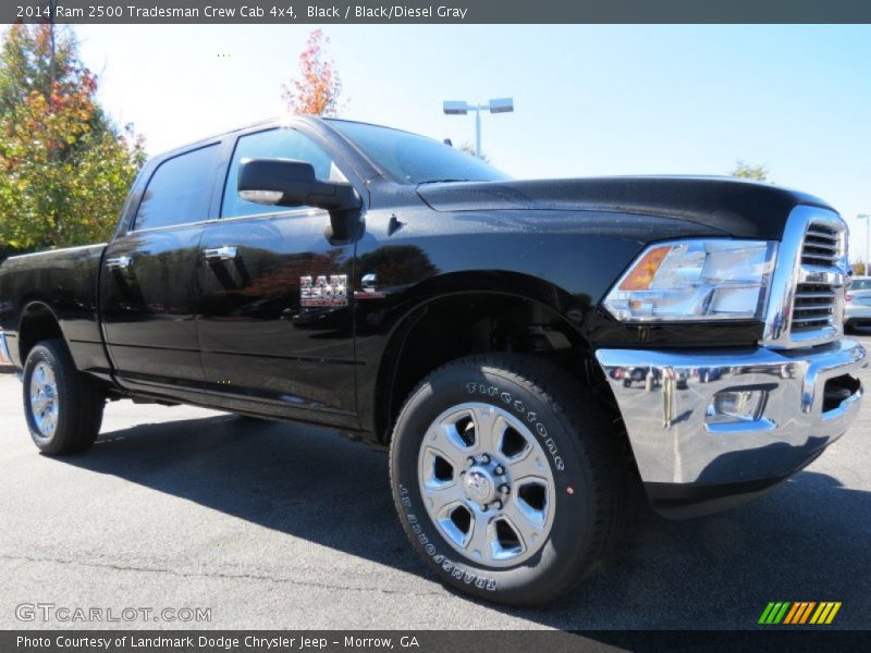 Black / Black/Diesel Gray 2014 Ram 2500 Tradesman Crew Cab 4x4