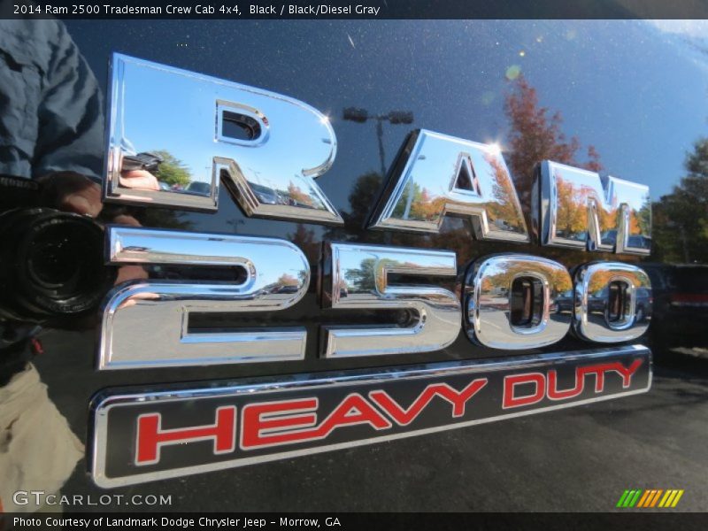 Black / Black/Diesel Gray 2014 Ram 2500 Tradesman Crew Cab 4x4