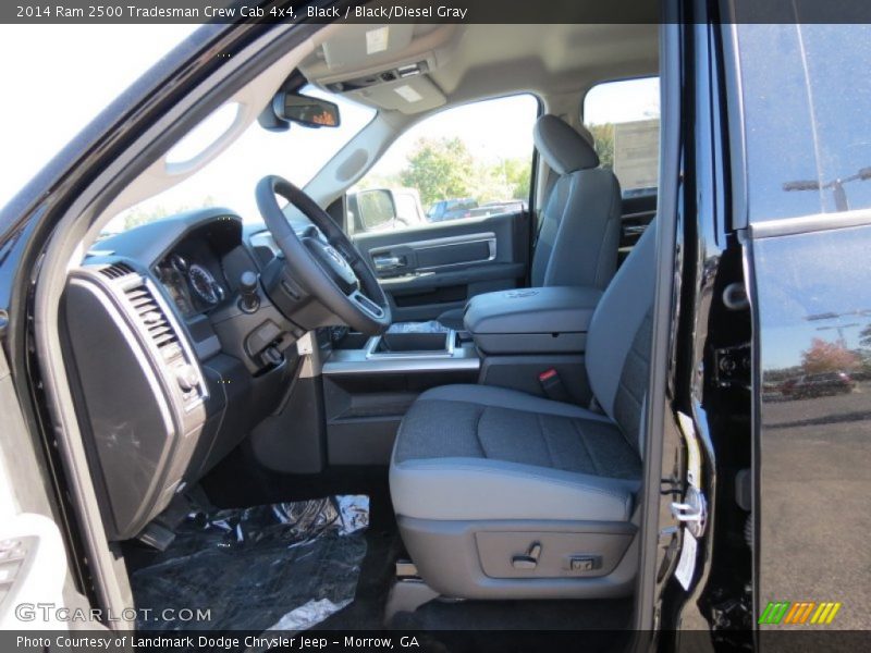 Black / Black/Diesel Gray 2014 Ram 2500 Tradesman Crew Cab 4x4