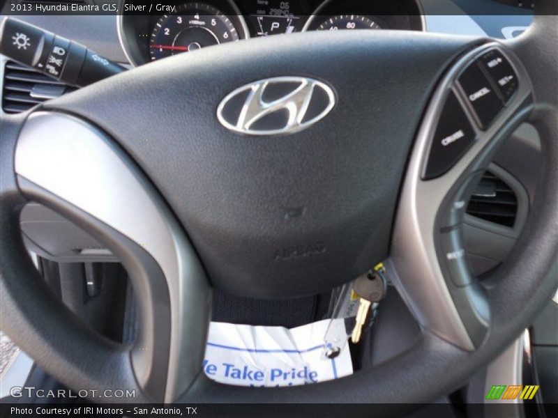 Silver / Gray 2013 Hyundai Elantra GLS