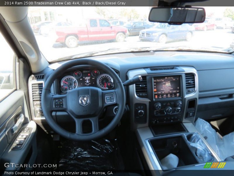 Black / Black/Diesel Gray 2014 Ram 2500 Tradesman Crew Cab 4x4