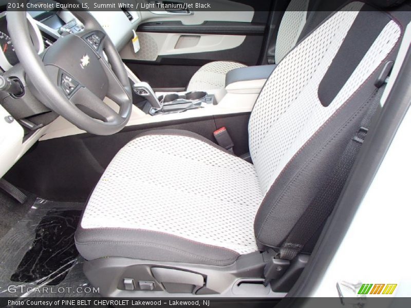 Summit White / Light Titanium/Jet Black 2014 Chevrolet Equinox LS