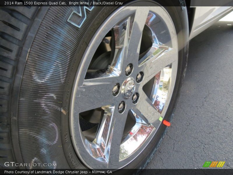 Bright White / Black/Diesel Gray 2014 Ram 1500 Express Quad Cab