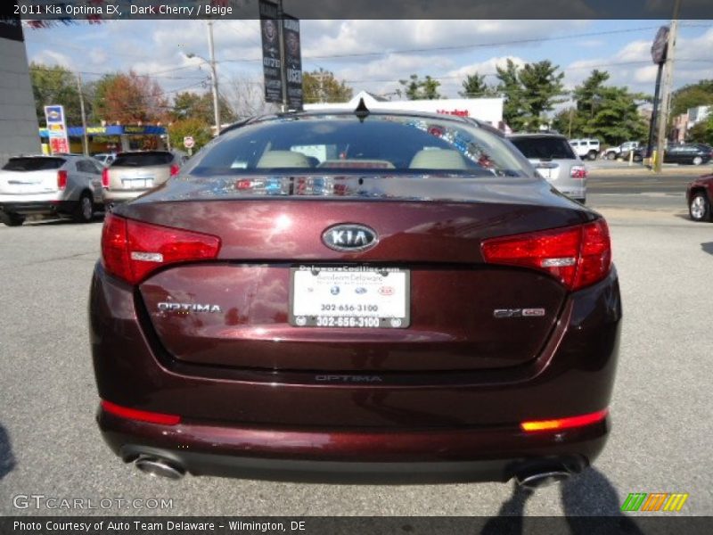 Dark Cherry / Beige 2011 Kia Optima EX