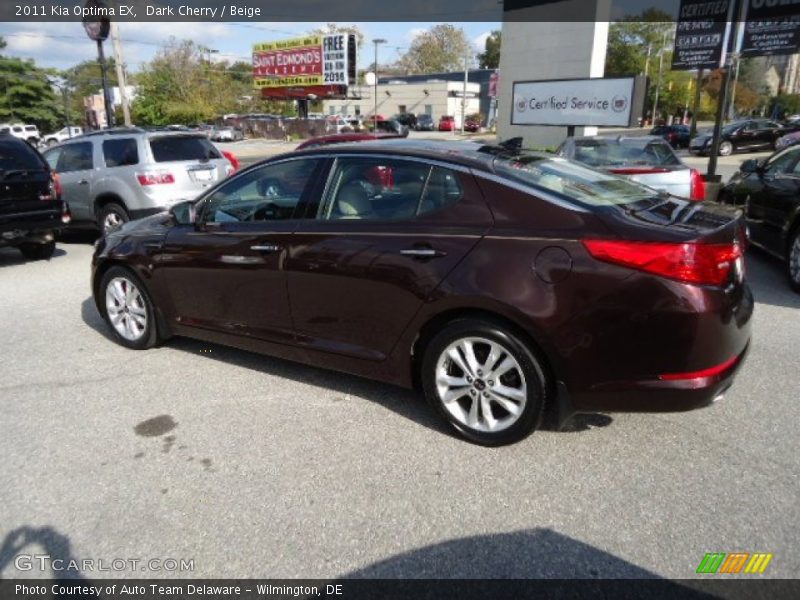 Dark Cherry / Beige 2011 Kia Optima EX