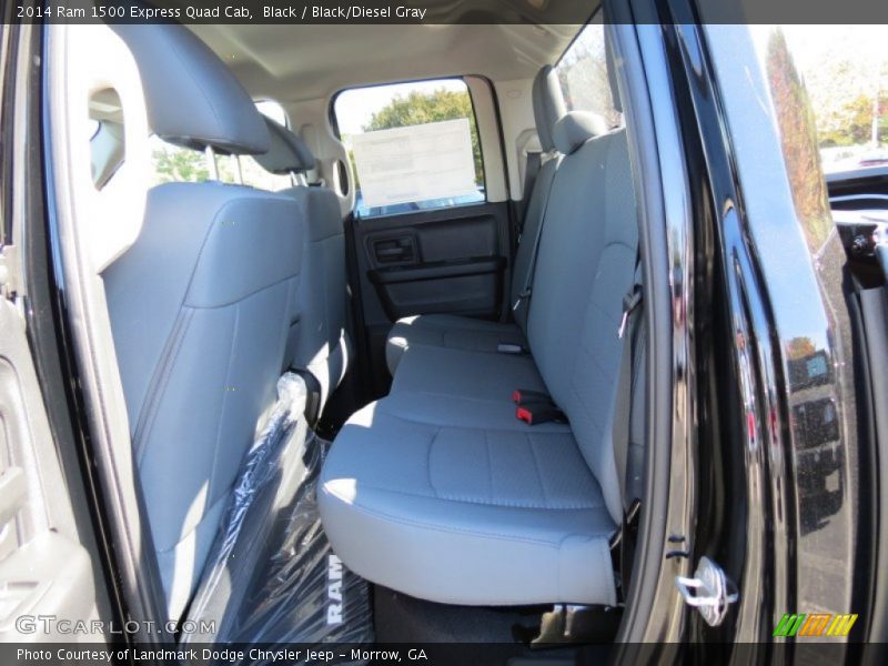Black / Black/Diesel Gray 2014 Ram 1500 Express Quad Cab