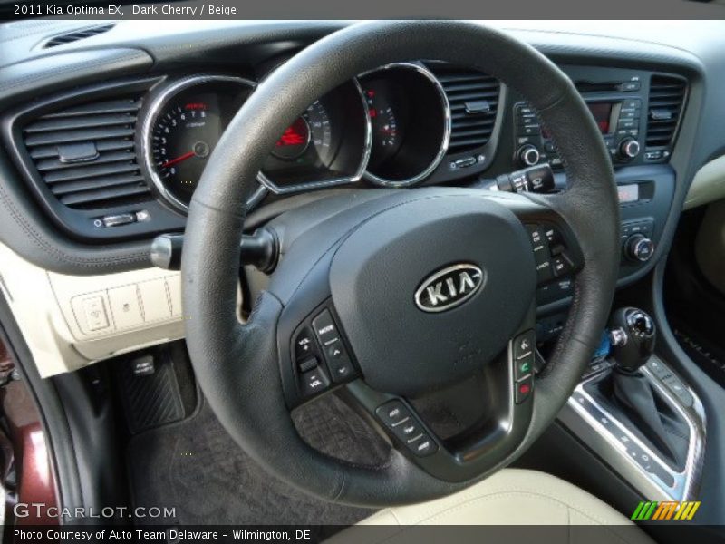 Dark Cherry / Beige 2011 Kia Optima EX