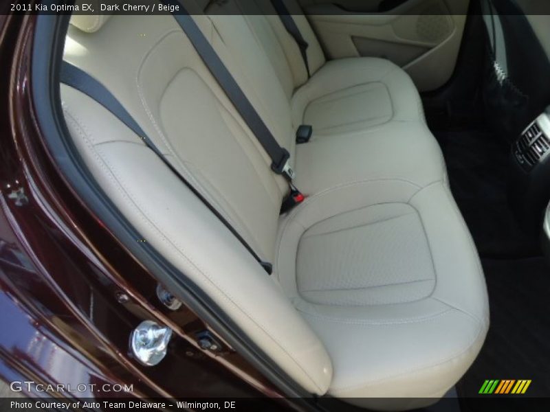 Dark Cherry / Beige 2011 Kia Optima EX