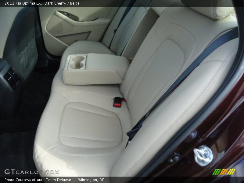 Dark Cherry / Beige 2011 Kia Optima EX