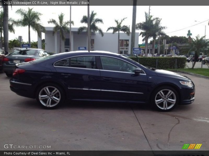 Night Blue Metallic / Black 2012 Volkswagen CC R-Line
