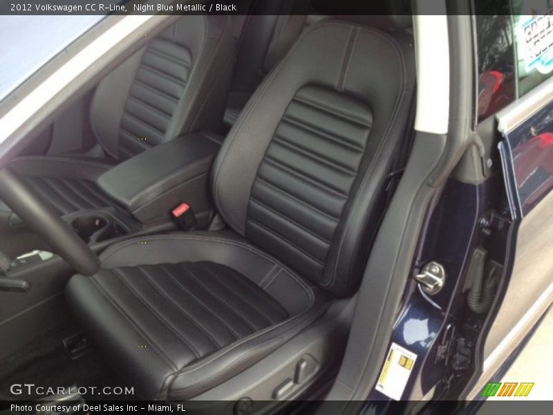 Night Blue Metallic / Black 2012 Volkswagen CC R-Line