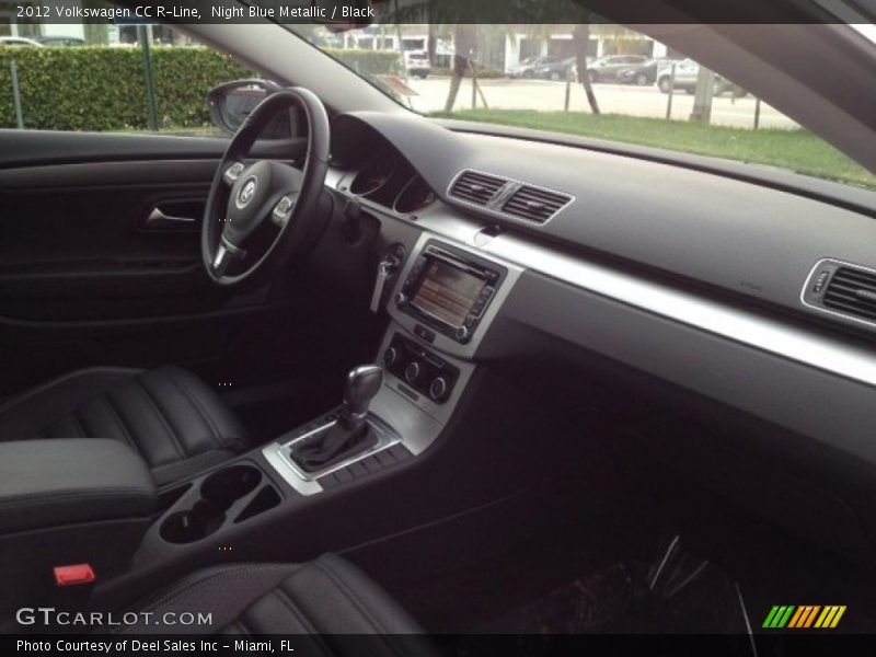 Night Blue Metallic / Black 2012 Volkswagen CC R-Line