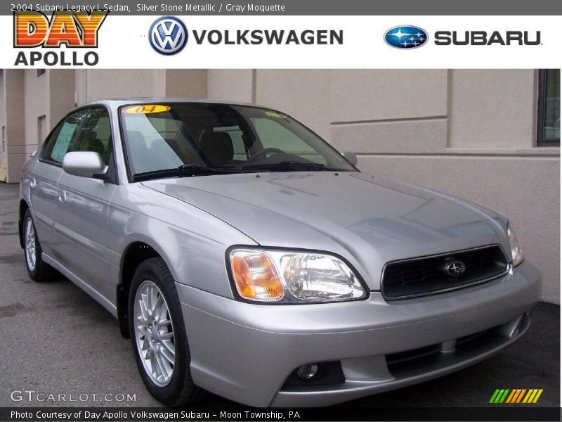 Silver Stone Metallic / Gray Moquette 2004 Subaru Legacy L Sedan