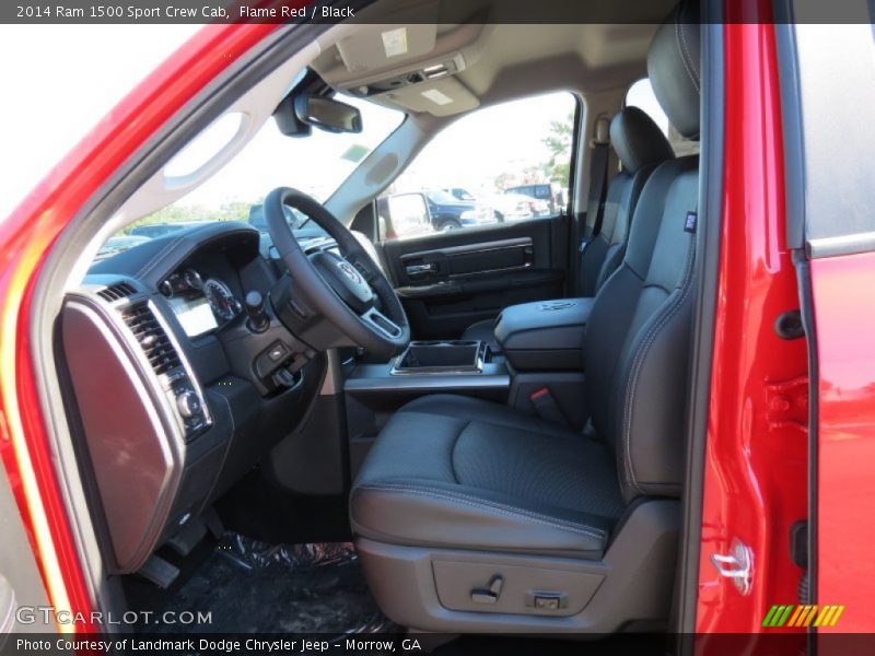 Flame Red / Black 2014 Ram 1500 Sport Crew Cab