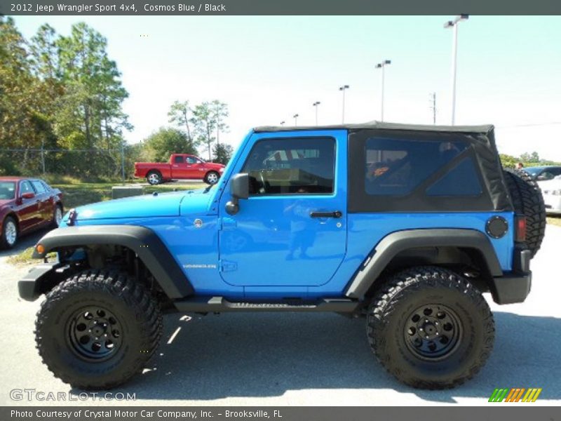 Cosmos Blue / Black 2012 Jeep Wrangler Sport 4x4